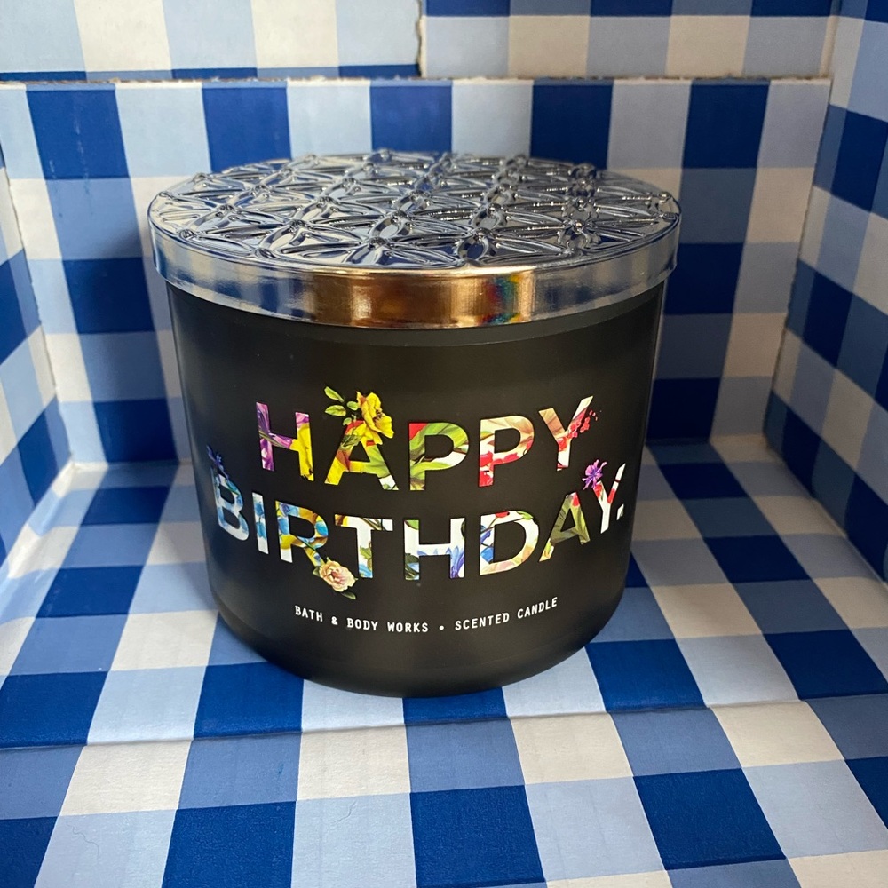 BBW Happy Birthday Candle